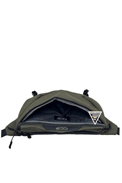 ÇÇS Лондон 31412 - XL Великий хакі поясний рюкзак з двома кишенями