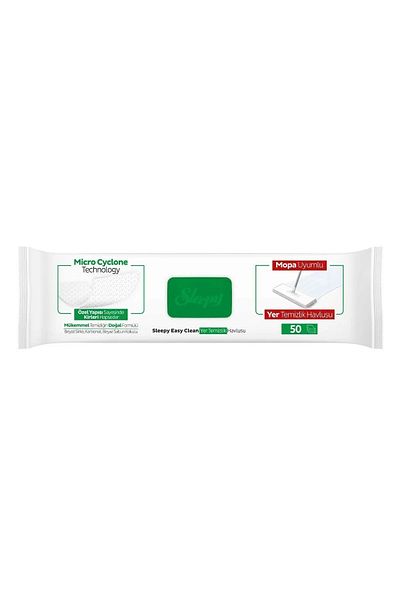 Sleepy Easy Clean White Soap Added Mopa Compatible Floor Cleaning Towel 1x50 (50 SHEETS)