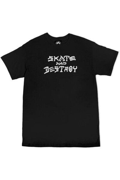 Thrasher Skate And Destroy Black Tişört