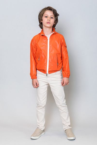 incity Boy's Shiny Fabric Raincoat
