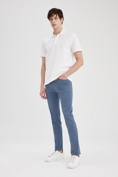 DeFacto C2401AX24SP Model Slim Fit Chino Canvas Trousers