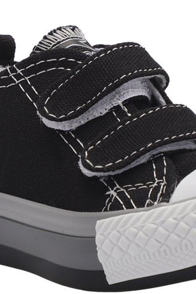 Slazenger Koala Kids Velcro Black Casual Sports Shoes