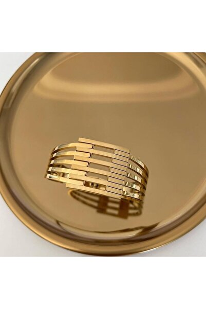 Ella Aksesuar Gold Stainless Steel Rib Clamp