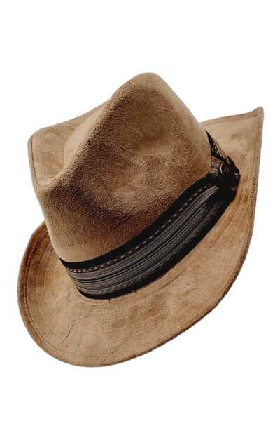 Mood Agenda Pălărie Fedora unisex Nubuck Cowboy