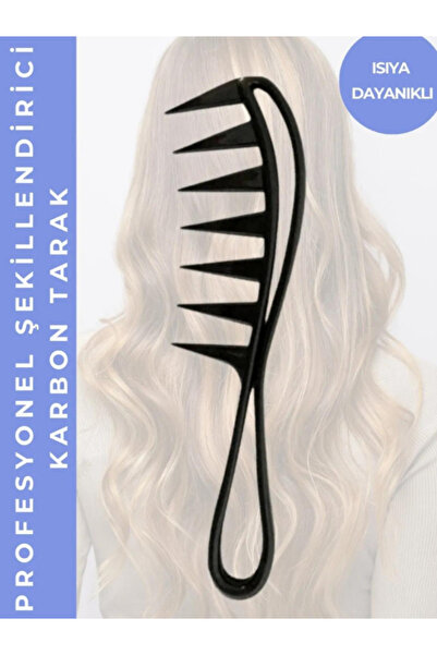 Acarlar Ticaret Güçlü Saç Stili: Karbon Tarak İle Yeniden Tanışın! - Saç Açma ve Şekillendirici Tarak