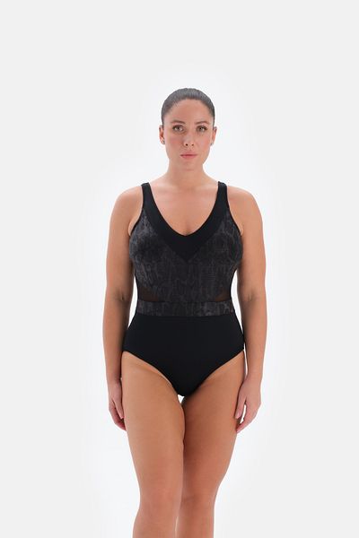 Eros 3309My Model Μαύρο μαγιό με λαιμόκοψη