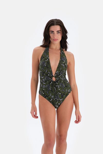 Eros Khaki 3085My - Neckholder-Badeanzug
