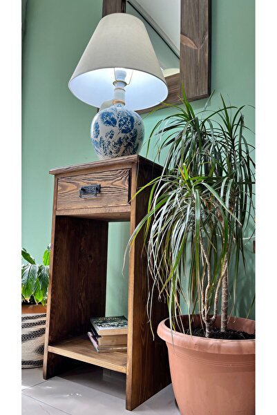 Evperisiym Ahşap tasarım yan sehpa