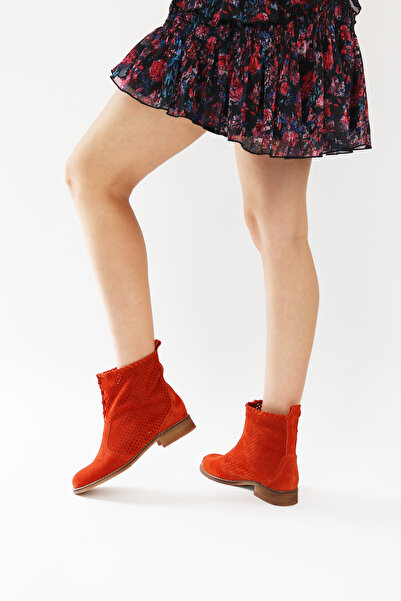Elile Shoes Hakiki Deri 34-35-41-42-43-44 Numara Kadın Yazlık  Çizme