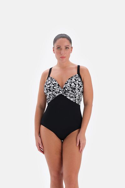 Eros 3241Mein Modell Weißer und schwarzer Badeanzug