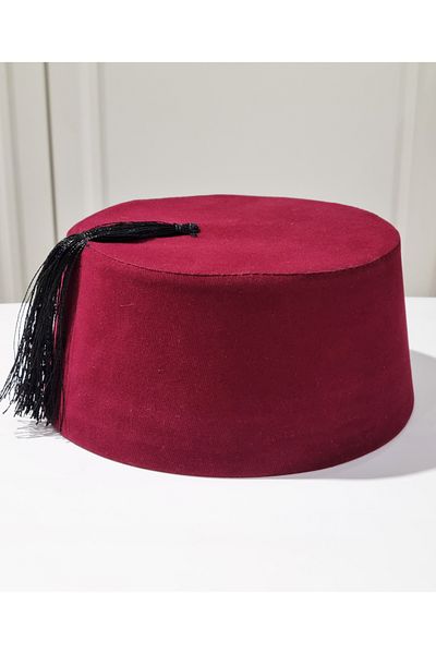 Özgöksu Şapka Burgundy Ottoman Mesh for April 23 - Local Adult