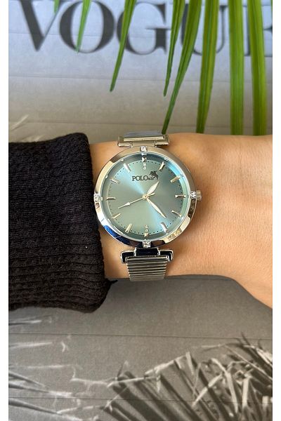 Polo Air Silver Women's Wristwatch - Blue Color Inside PL-1476B6x