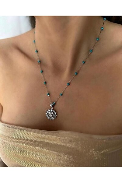 İNN JEWELLERY قلادة فولاذية غير مشوهة ومضادة للحساسية من الزركون (ضمان المستو...