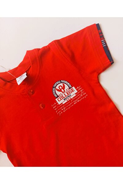 ROLY POLY Erkek Çocuk % 100 Pamuk Cotton Süprem Kısa Kol T-shirt Uzun Pötikare Alt Üst 2'li Pijama Takımı