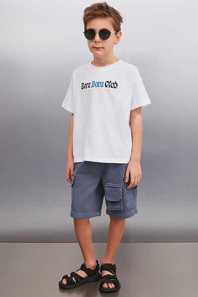 GRIMELANGE ZANIS Men's White T-Shirt - Relaxed Fit