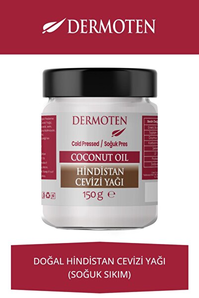 Dermoten Hindistan Cevizi Yağı 150 gr (SOĞUK SIKIM)