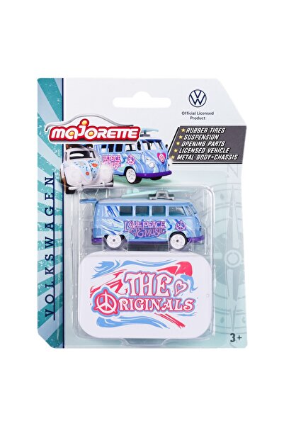 Majorette Vw the Originals Deluxe Series Volkswagen T1 Love Peace Music