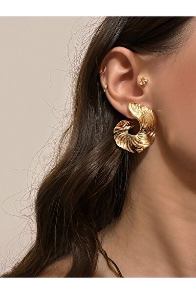 Okko Store Dokulu Sarmal Küpe