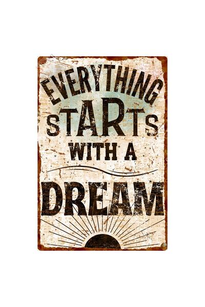 Hayg Equipment Everthing Starts with a Dream (Her Şey Bir Hayalle Başlar) Dek...