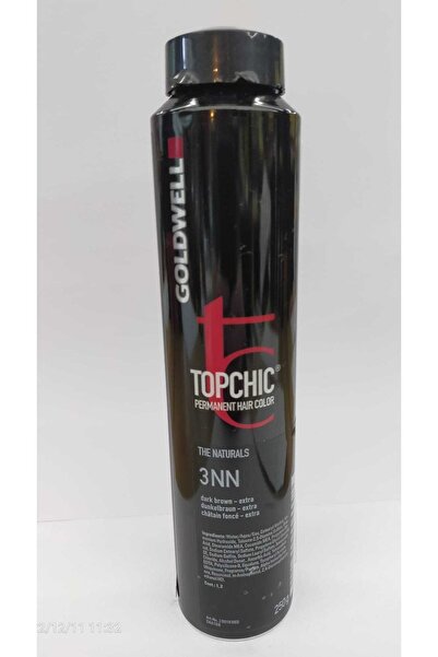 GOLDWELL 3nn Koyu Kestane Yogun Beyaz Kapatıcı Topchich Kalıcı Saç Boyası 250 ml