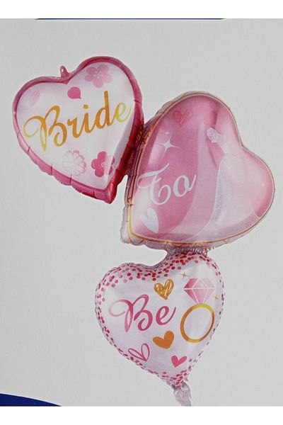 PartAntalya Bride To Be 3 Layer Heart Foil Balloon 1 Piece