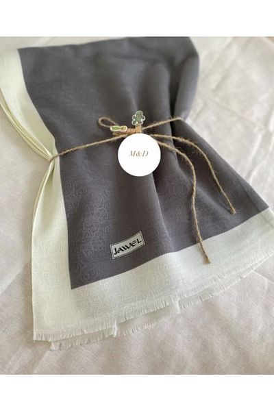 JAWEL ŞAL JAWEL Monogram Shawl - Stylish and Comfortable Design