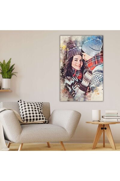 Lona Sanat Kişiye Özel Fotoğraflı Kanvas Tablo 50x70cm