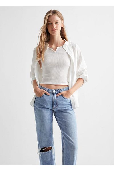 Mango Teen Blugi metalizati pentru copii