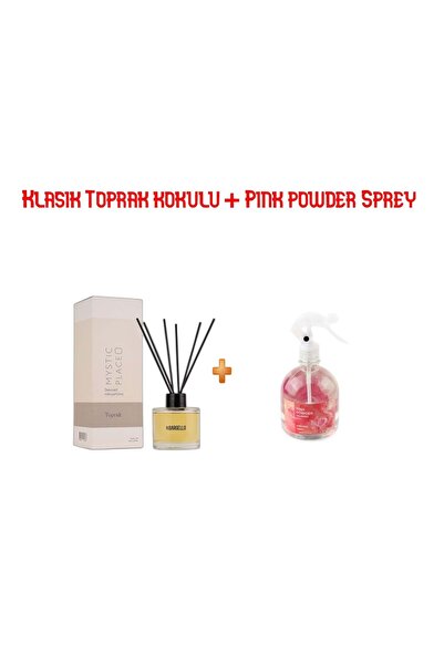 Bargello Classic Place Toprak 120 Ml + Pınk Powder 500 Ml Plastik Sprey Ortam...