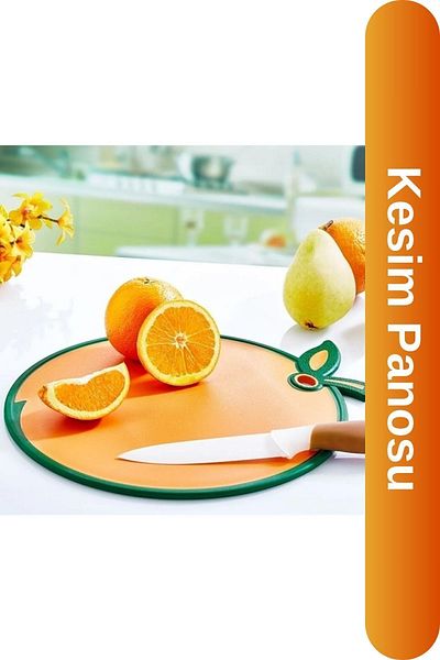 Viyalente Güvenplast لوح تقطيع برتقالي غير قابل للانزلاق Fma05262 Dc-720