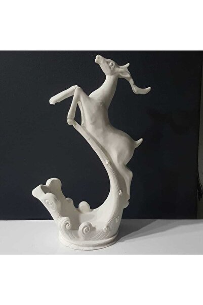 HAND DEKOR Dekoratif Geyik Figürlü Şaraplık