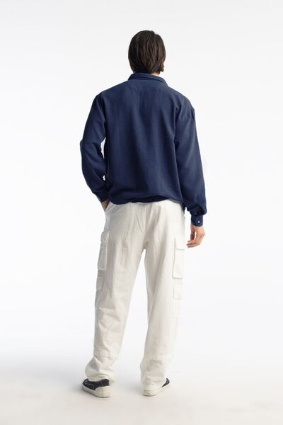 GIESTO OVERSİZE DÖKÜMLÜ GÖMLEK