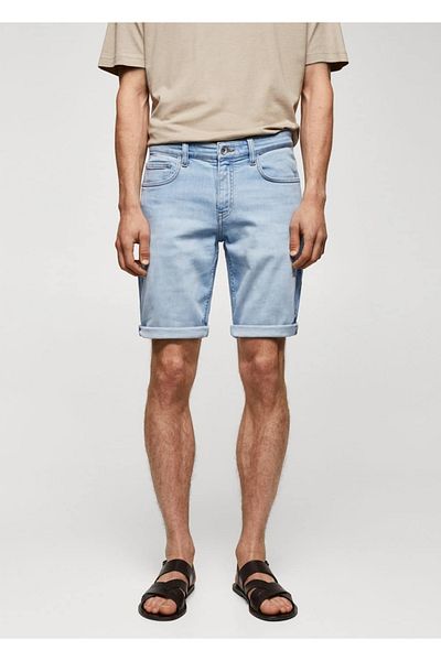 MANGO Man Slim fit jeans bermuda shorts