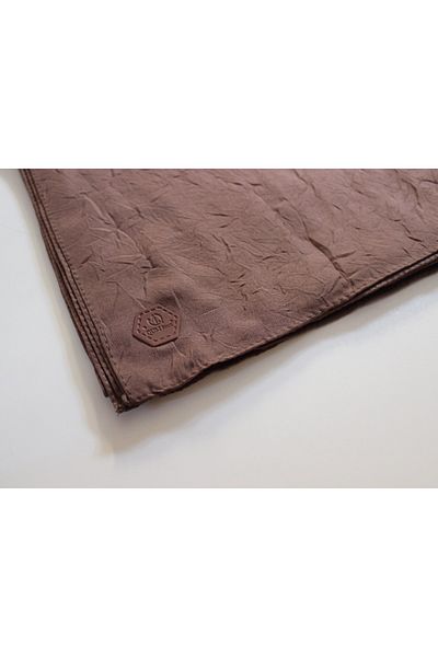 QUM İPEK Φουλάρι Bamboo Kraş Bitter Brown