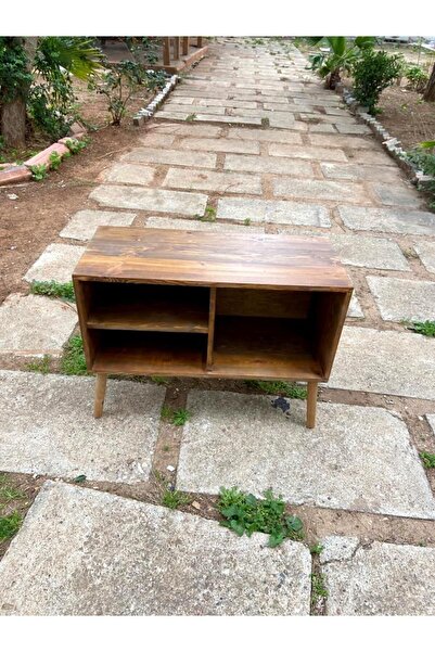 ratolye Masif Ahşap Plak ve Pikap Dolabı - Rpt04