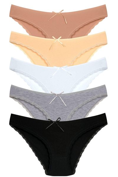 Newlilla 1101 Bikini Damen T. Spitzenhöschen Paket 1101-v7
