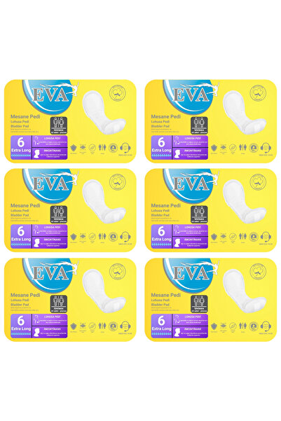 EVA Lohusa Pedi Ve Ekstra Long Çok Yoğun No6 Büyük Mesane Pedi 60 Adet