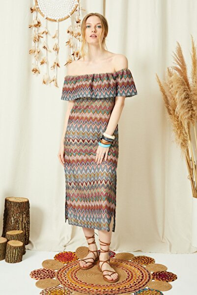 ENNA MODA فستان شاطئ من قماش الدانتيل ذو قصة منخفضة وشق، غطاء، ملابس الشاطئ، ملابس المنتجع