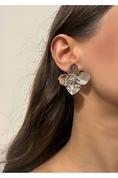 Okko Store Large Flower Model Earrings