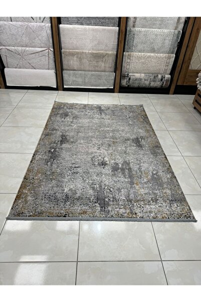 DİLEK HALI DİORA GOLDEN 6939 C GRI Doğal ipliklerle  Üretilen Modern Desenli Makine Halısı.NEŞEM HALI