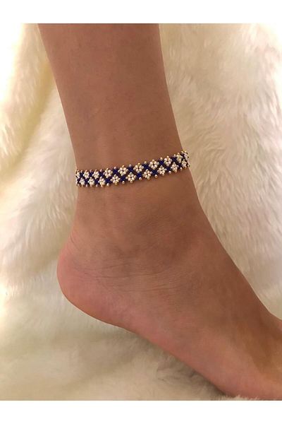Beykan Anklet Authentic Stylish Patterned