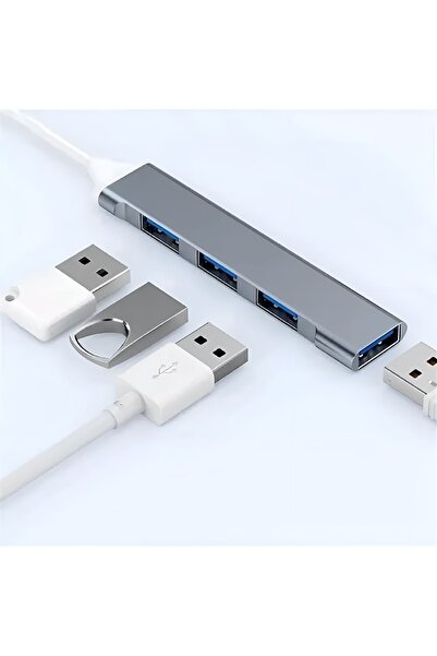 ulu 4 Port Usb Hub Çoklayıcı Çoğaltıcı 4'lü Usb 3.0 Yüksek Hızlı Veri Aktarımı