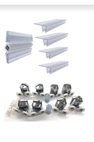 BANAKS DUŞAKABİN ARİF ŞAHİN Duşakabin sistemleri Cam Duşa Kabin Fitilleri 180 CM Ve Tekerleği Seti