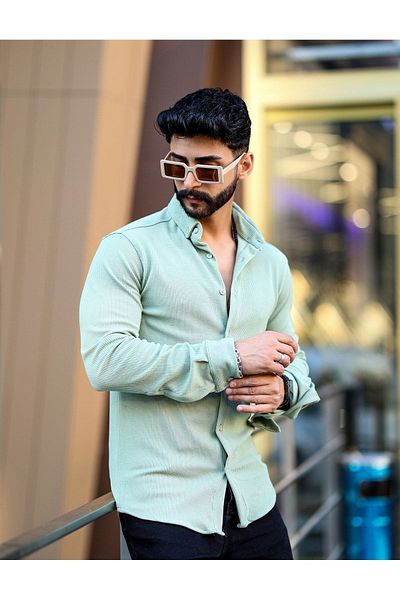 YNGMENCLASS SLIMFIT ΠΟΥΚΑΜΙΣΟ ΜΕ ΛΥΚΡΑ