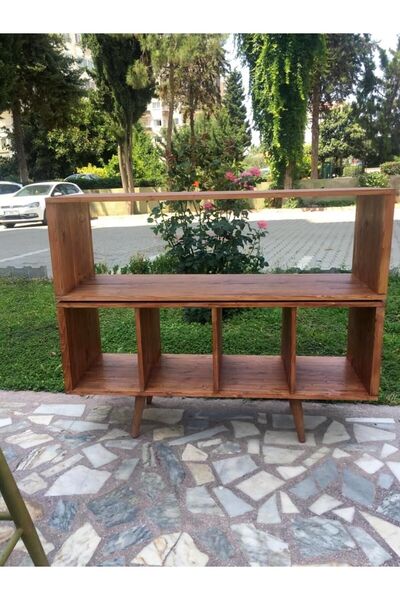 ratolye Masif Ahşap Plak ve Pikap Dolabı - Rpt23