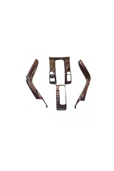 Genel Markalar Honda Civic Fc5 Uyumlu Vites Konsol Kaplama Full Set Parlak Siyah 2016-20