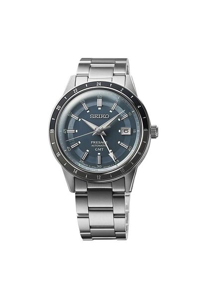 Seiko Ssk009j Hardlex Crystal 40.8 Mm Steel Band Men's Wristwatch