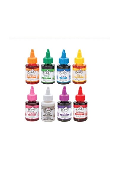 Dr. Gusto 60 Gr 8 Li Set Su Bazlı Likit Sıvı Gıda Boyası 8 Adet