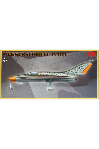 PM Model 217 1/72 Messerschmitt P.1111 Avcı Uçağı Demonte Plastik Maketi
