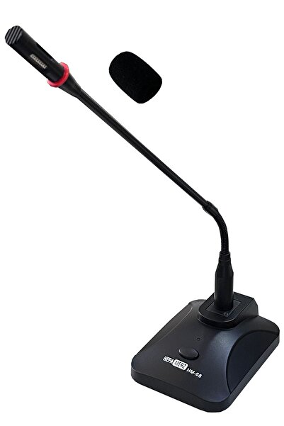 Hepa-Merz Hepa Merz HM-68 Profesyonel Üst Kalite Kablolu Masa Mikrofonu